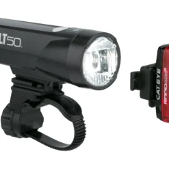 Cateye HL-EL550G RC GVOLT50 + TL-LD620G RapidMicroG Beleuchtungsset Mit StVZO