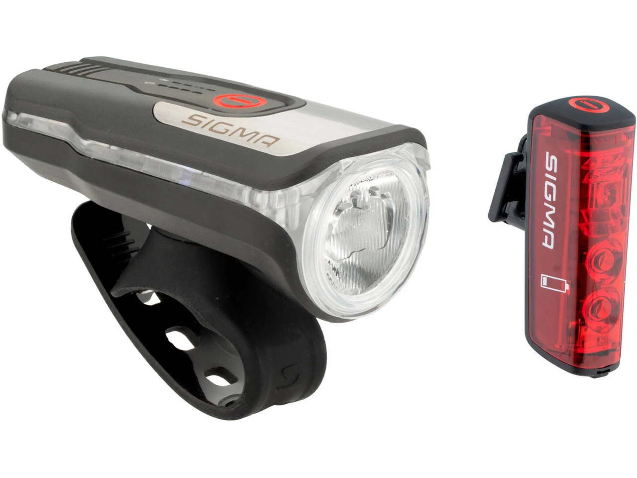 SIGMA Aura 80 Frontlicht + Blaze Rücklicht Mit Bremslicht LED Set Mit StVZO – Bild 2